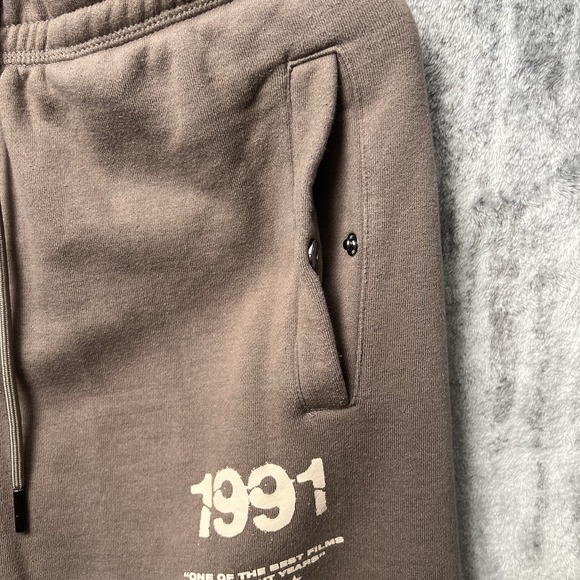 Boyz N The Hood Sweatpants Shoe Palace Men's Size Small Baggy Pants Brown - Picture 7 of 10